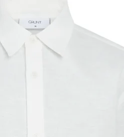 Grunt Konfirmationstøj*Skjorte - Herstal - Hør - Hvid
