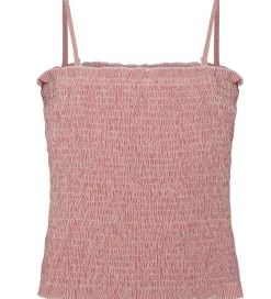 Toppe-Grunt Top - GrBibi Pin - Rød/Hvid