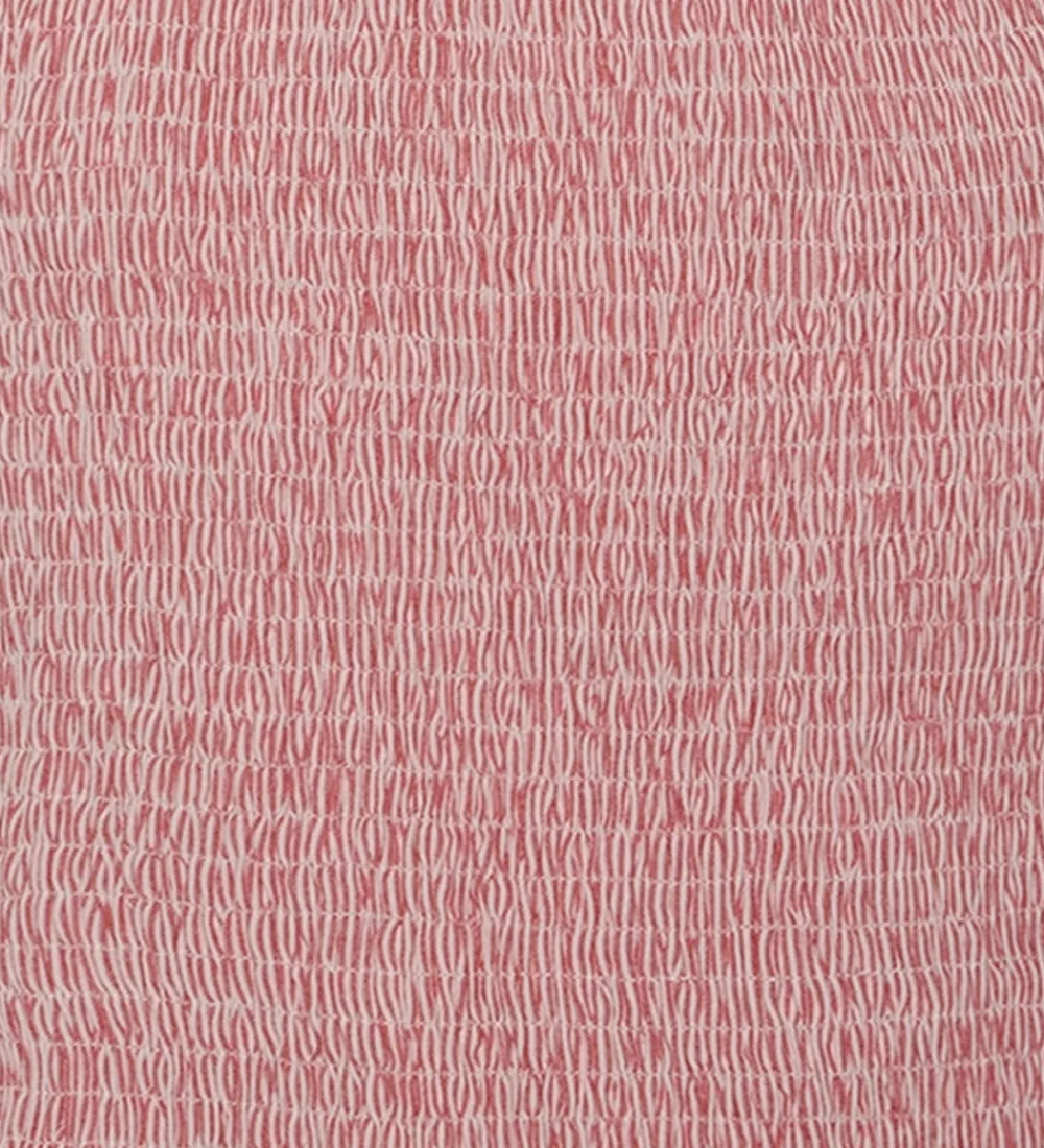 Toppe-Grunt Top - GrBibi Pin - Rød/Hvid