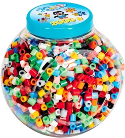 Hama Perler*Maxi Perler - 2000 stk - I Stabelbar Bøtte