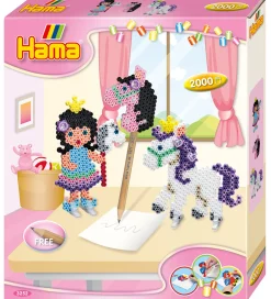 Hama Perler*Midi Gaveæske - 2000 stk. - Pony Leg