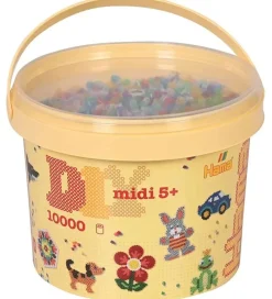 Perler-Hama Midi Perler - 10.000 stk. - 53 Transparent Mix