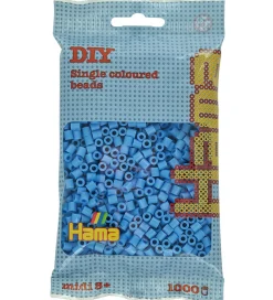 Hama Perler*Midi Perler - 1000 stk. - 119 Klar Blå