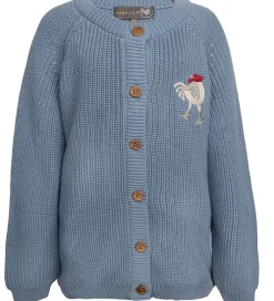 Hanevild Striktrøjer*Cardigan - Strik - Kaj - Blue Blizzard