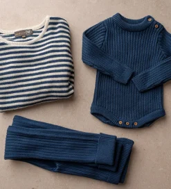 Leggings-Hanevild Leggins - Strik - Lynge - Ensign Blue