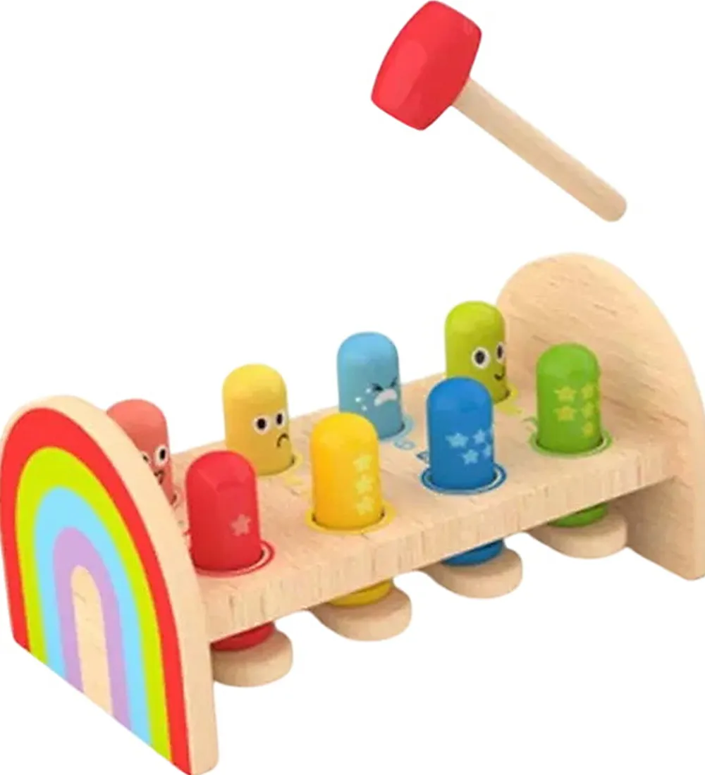 Babylegetøj|Aktivitetslegetøj-Hape Hammerbræt - Rainbow