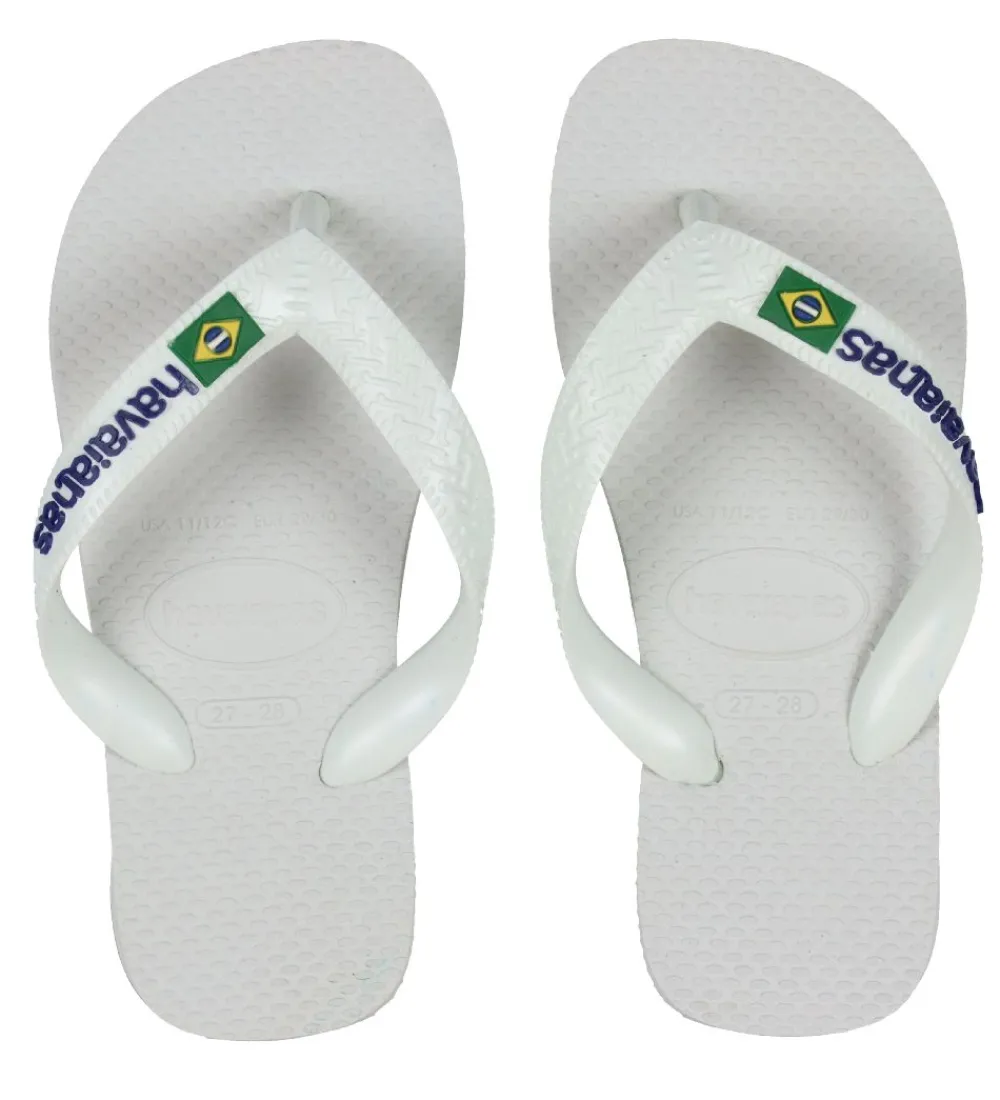 Klipklappere-Havaianas Klipklapper - Brasil - Hvid