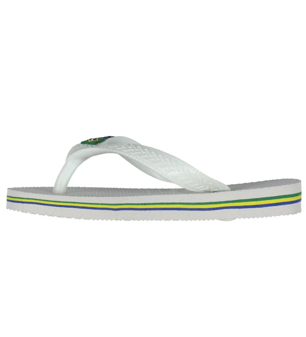 Klipklappere-Havaianas Klipklapper - Brasil - Hvid