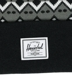 Herschel Huer Og Hatte|Unisex-Tøj*Hue - Strik - Elmer - Black Fair Isle