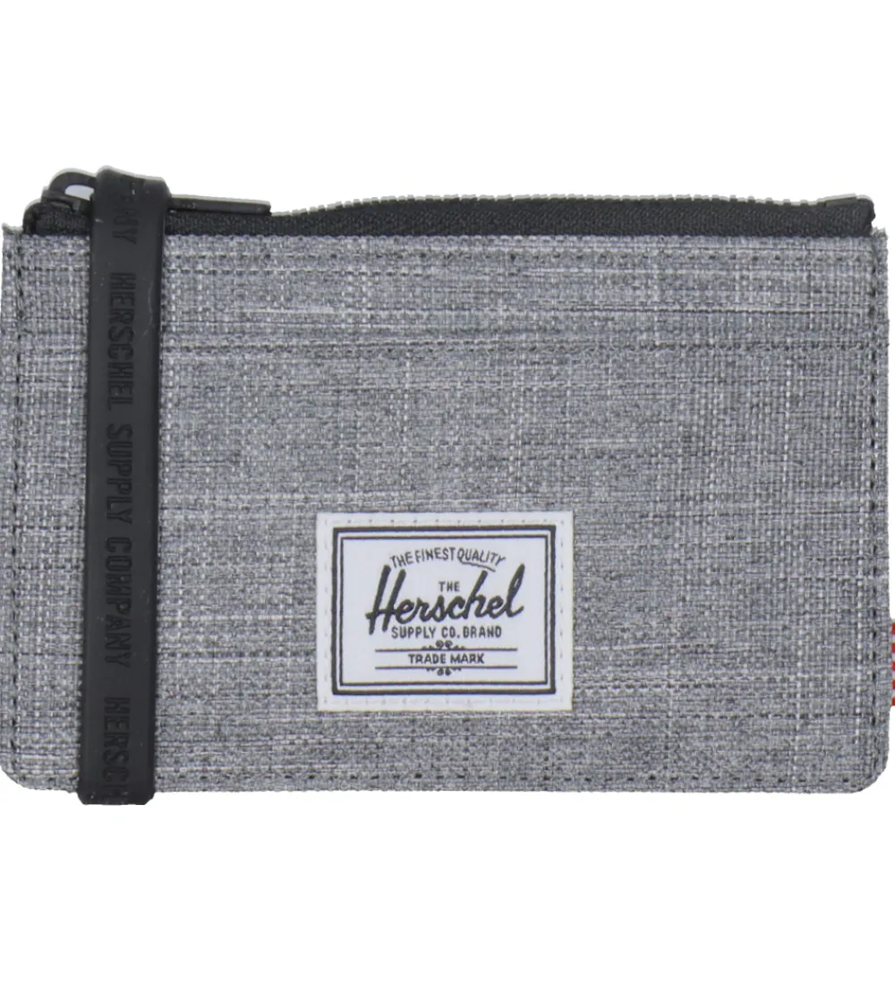 Punge-Herschel Kortholder - Oscar - Raven Crosshatch