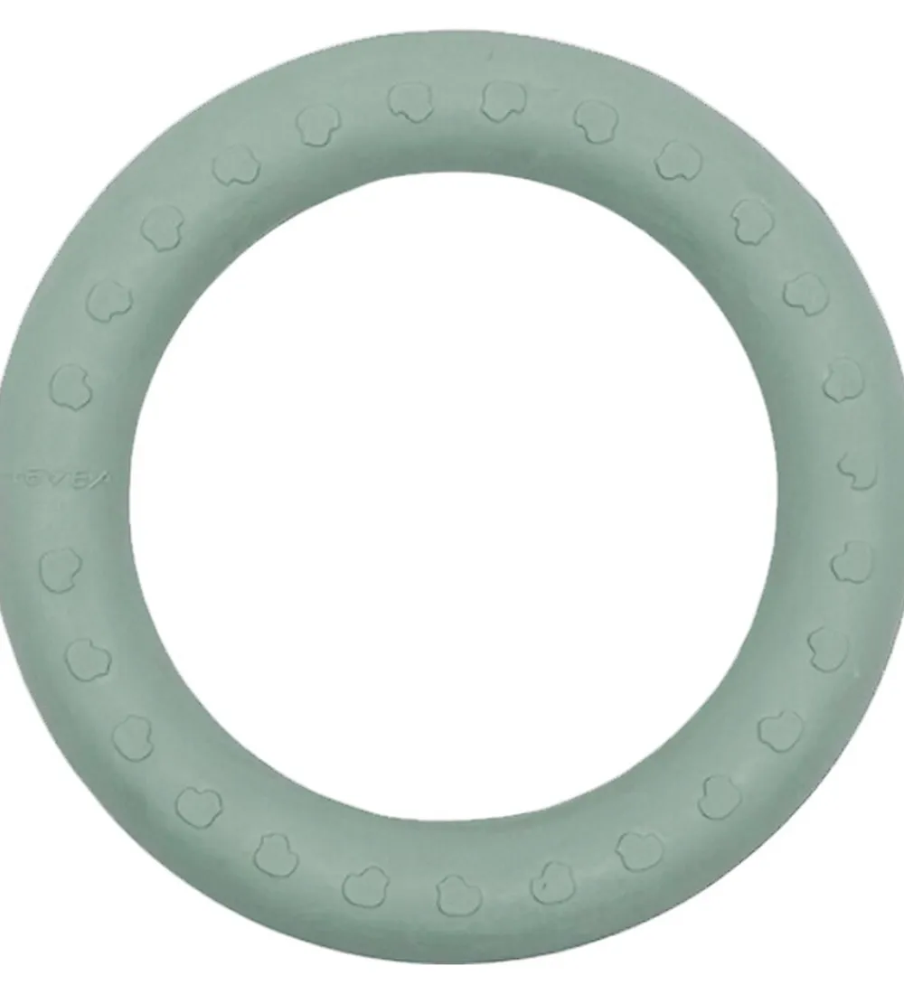 Bideringe|Babylegetøj-Hevea Bideringe - 2-pak - Sand & Seafoam Blue