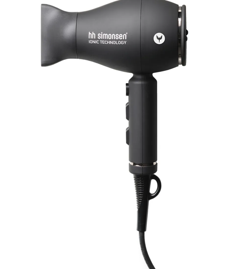 Hårstyling|Hårtørrere-HH Simonsen Hårtørrer - XS Dryer inkl. Softstyler - Sort