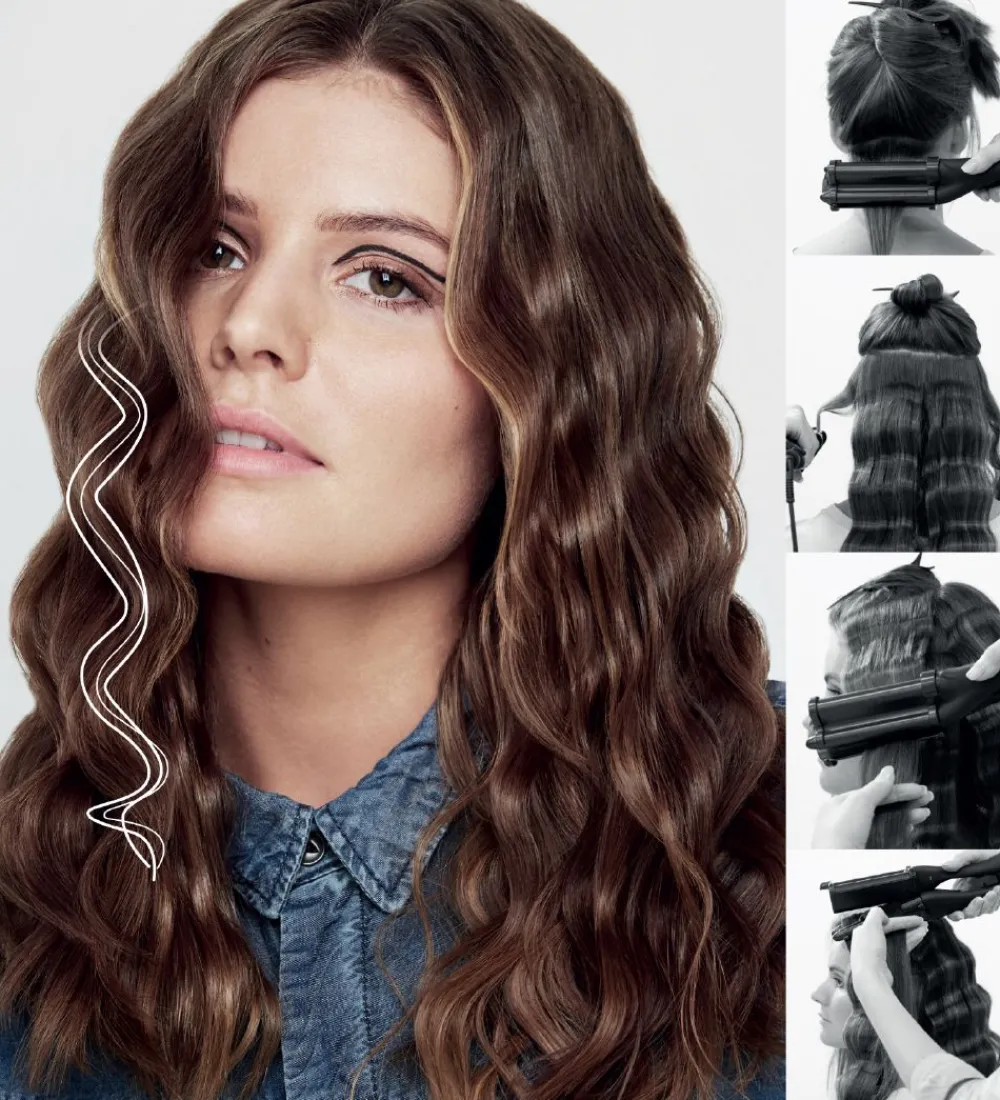 HH Simonsen Krøllejern|Hårstyling*Rod VS5 Deep Waver Krøllejern - Sort