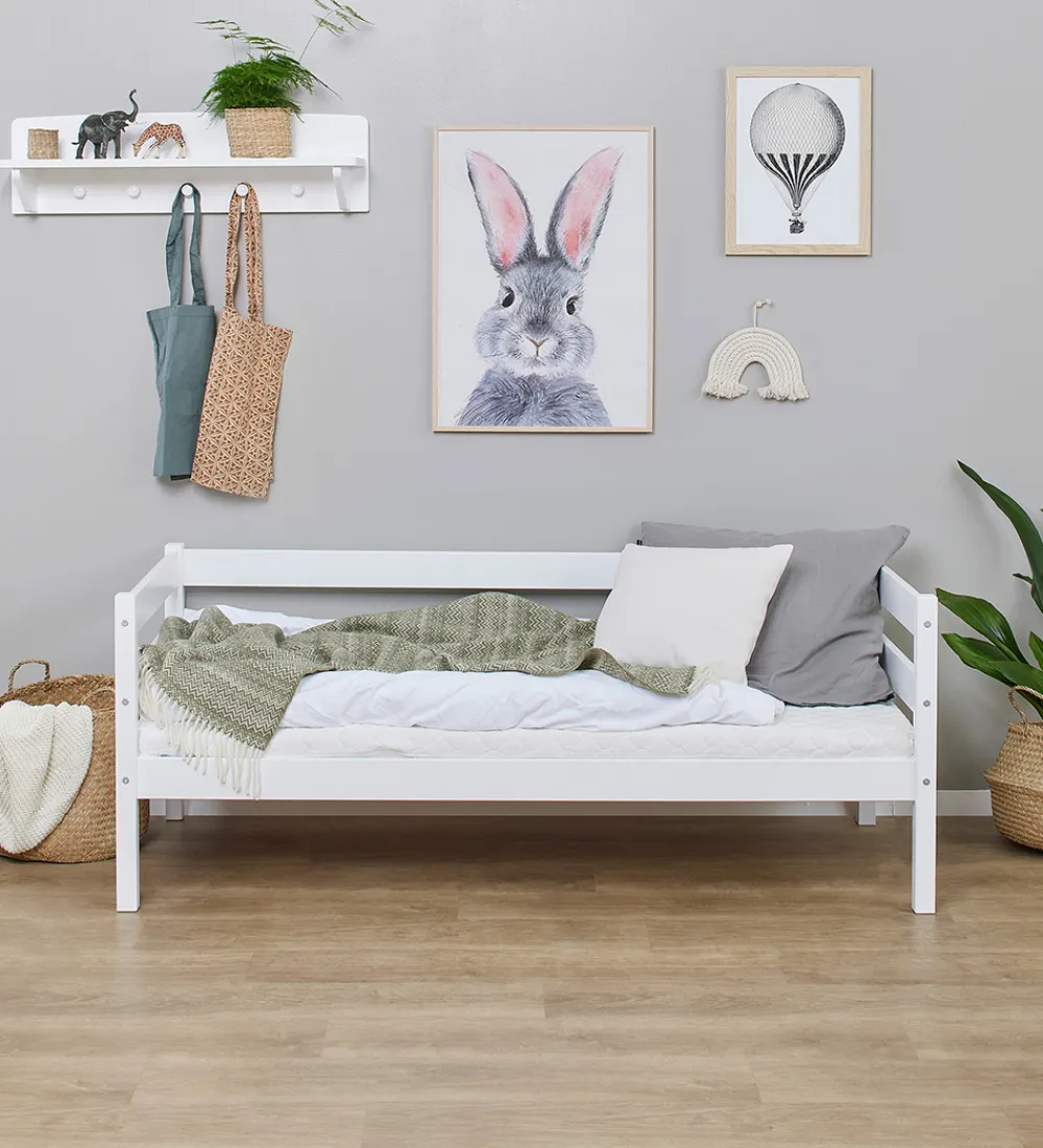 Hoppekids Senge*Juniorseng - ECO Comfort - 70x160 cm - Hvid
