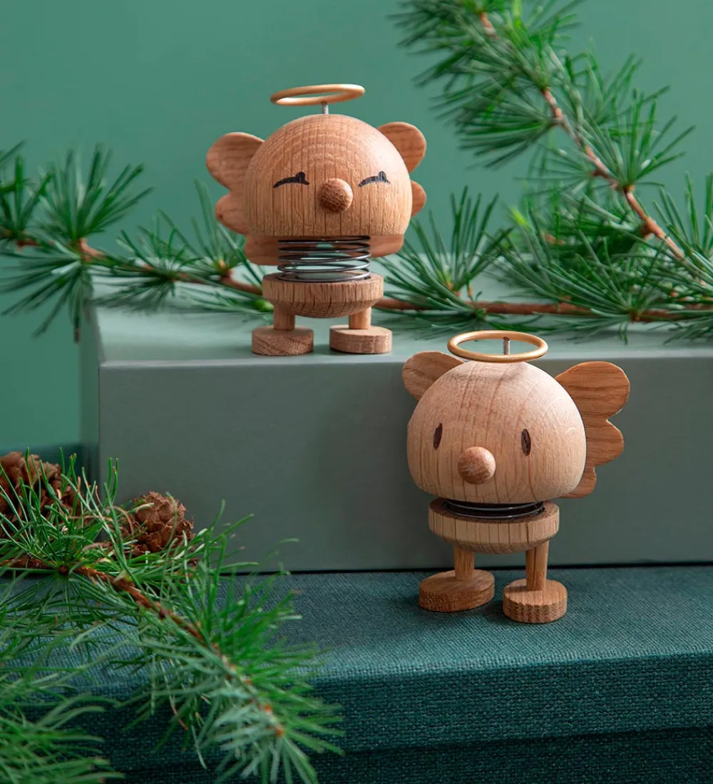 Julepynt-Hoptimist Angel Bimble - Small - 7,1 cm - Oak