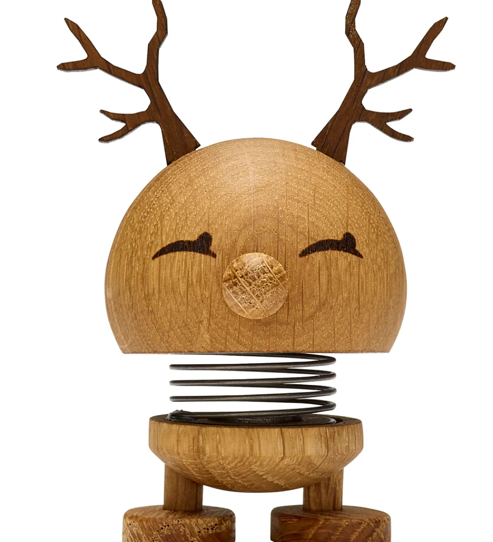 Hoptimist Julepynt*Reindeer Bimble - Small - 9,5 cm - Oak