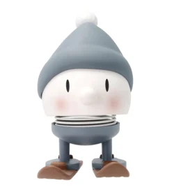 Pyntefigurer-Hoptimist Skiing Bumble - 7,2 cm - Sky