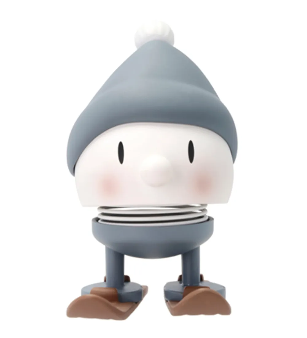 Pyntefigurer-Hoptimist Skiing Bumble - 7,2 cm - Sky
