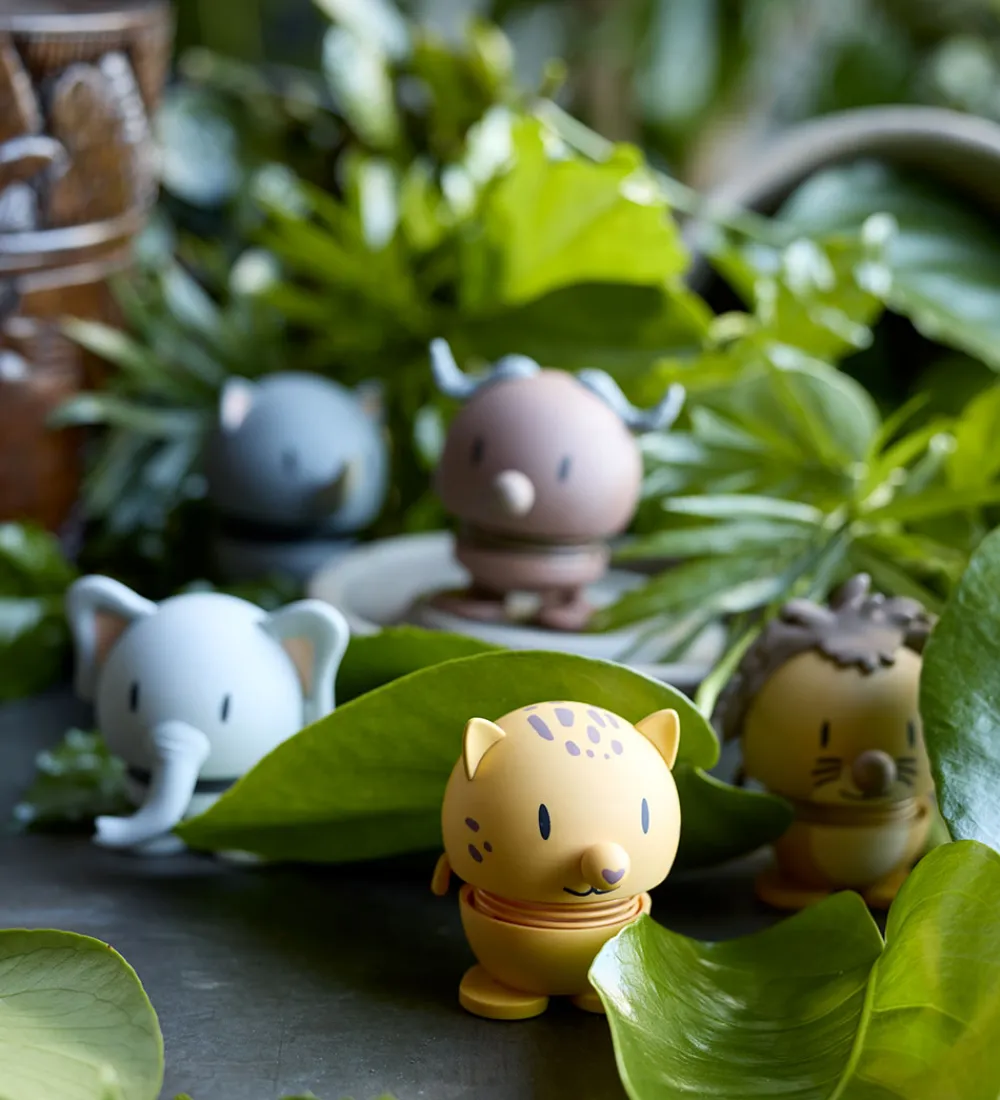 Hoptimist Pyntefigurer|Dekoration*Soft Leopard - 7,6 cm - Gul