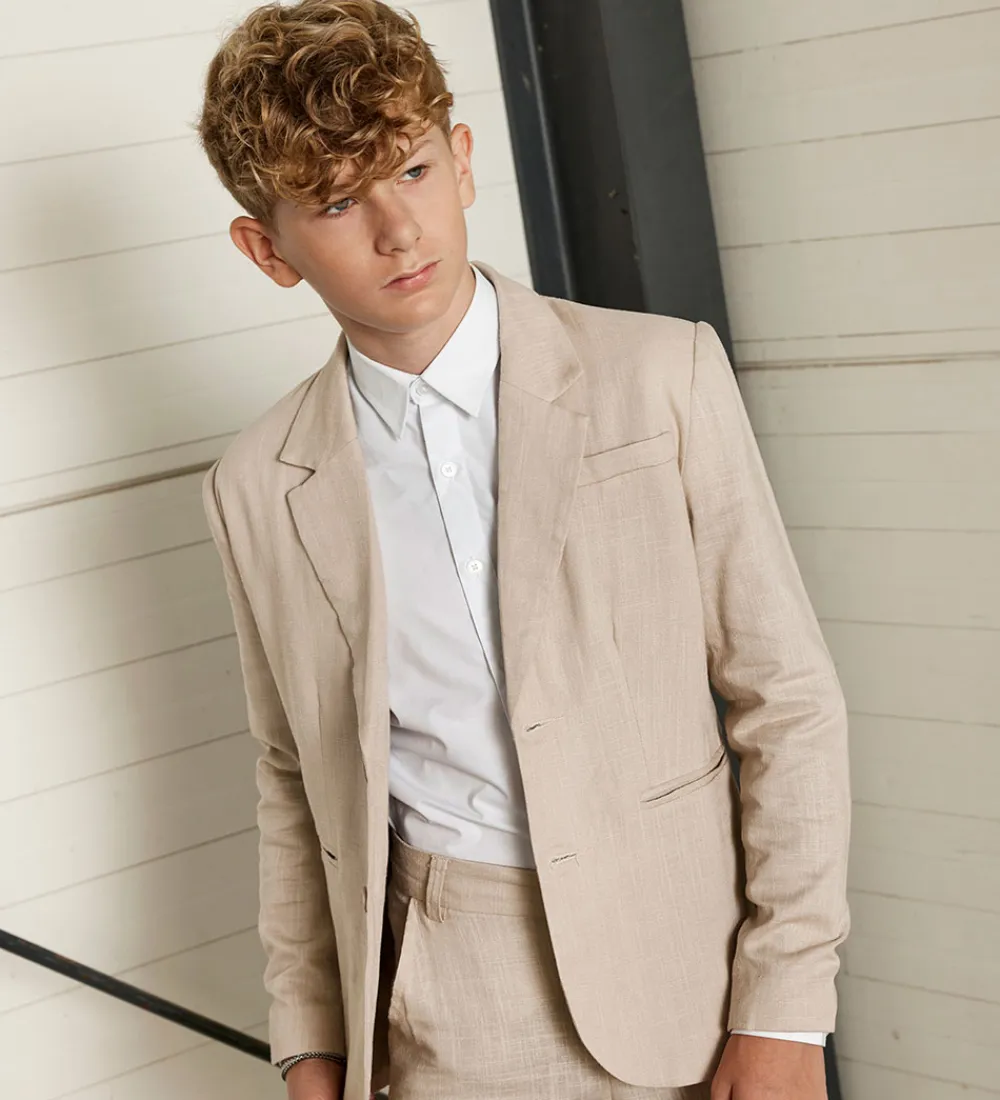 Hound Konfirmationstøj|Jakkesæt Og Blazers*Blazer - Hør - Beige