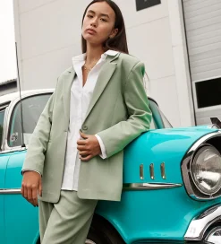 Jakkesæt Og Blazers-Hound Blazer - Støvet Grøn