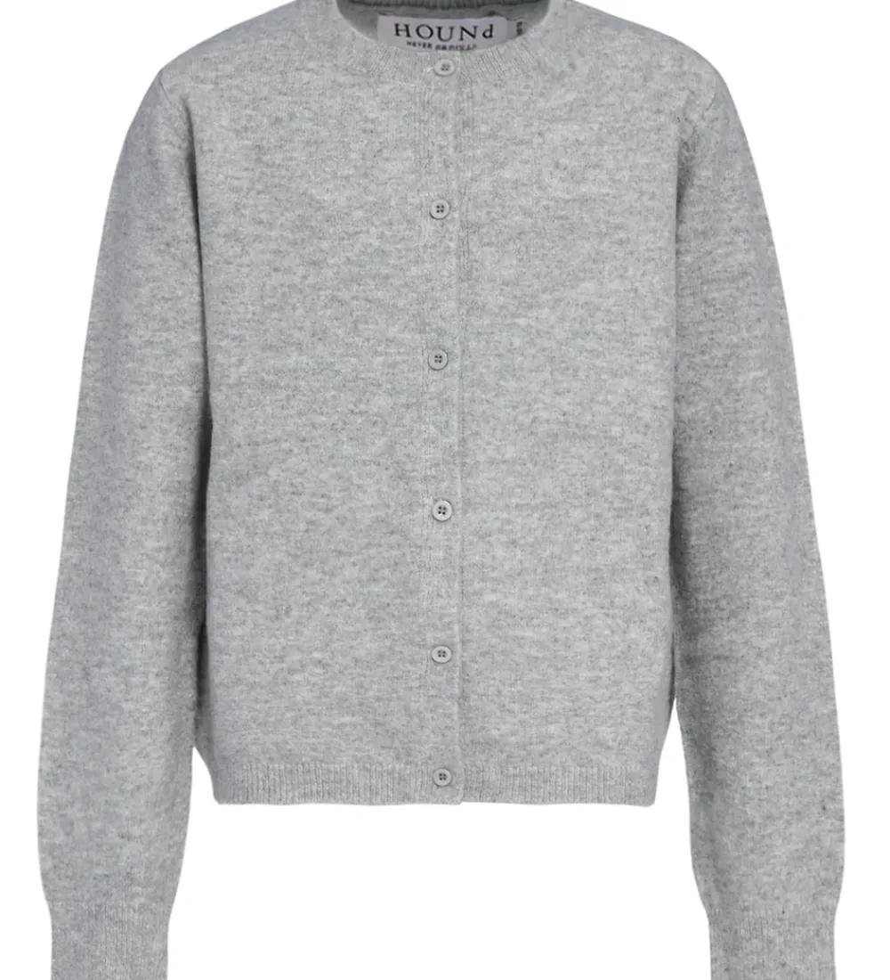 Hound Cardigans*Cardigan - HdLea - Grey Melangé