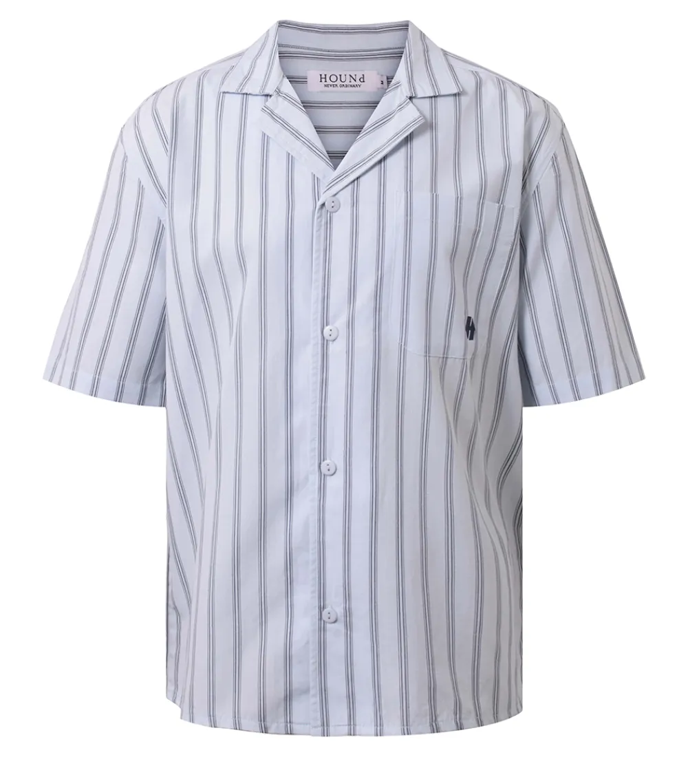 Hound Konfirmationstøj*Skjorte - Light Blue/Navy