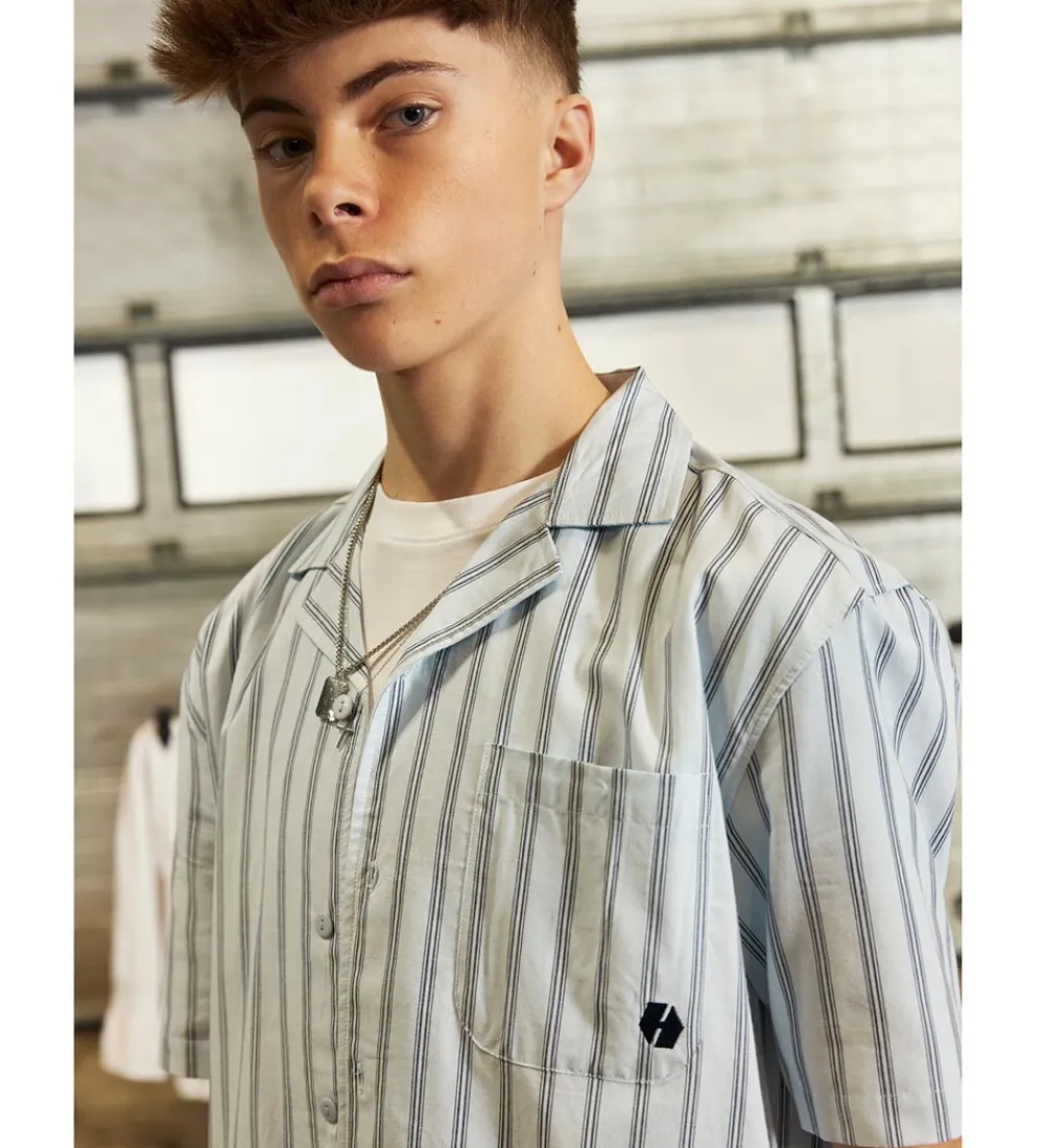 Hound Konfirmationstøj*Skjorte - Light Blue/Navy