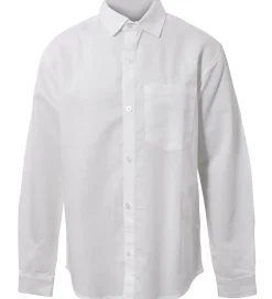 Hound Konfirmationstøj*Skjorte - Linen Blend - Hvid