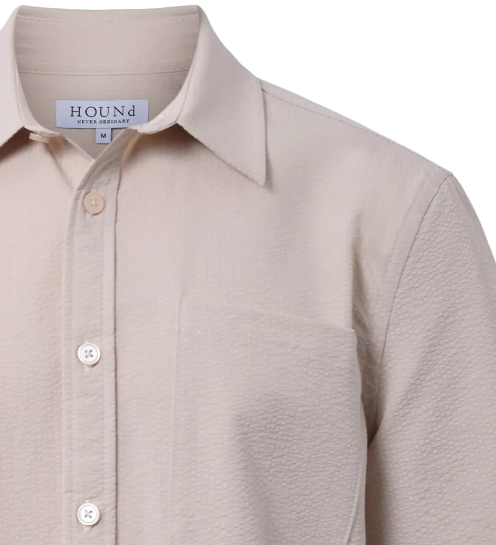 Hound Konfirmationstøj*Skjorte - Sand