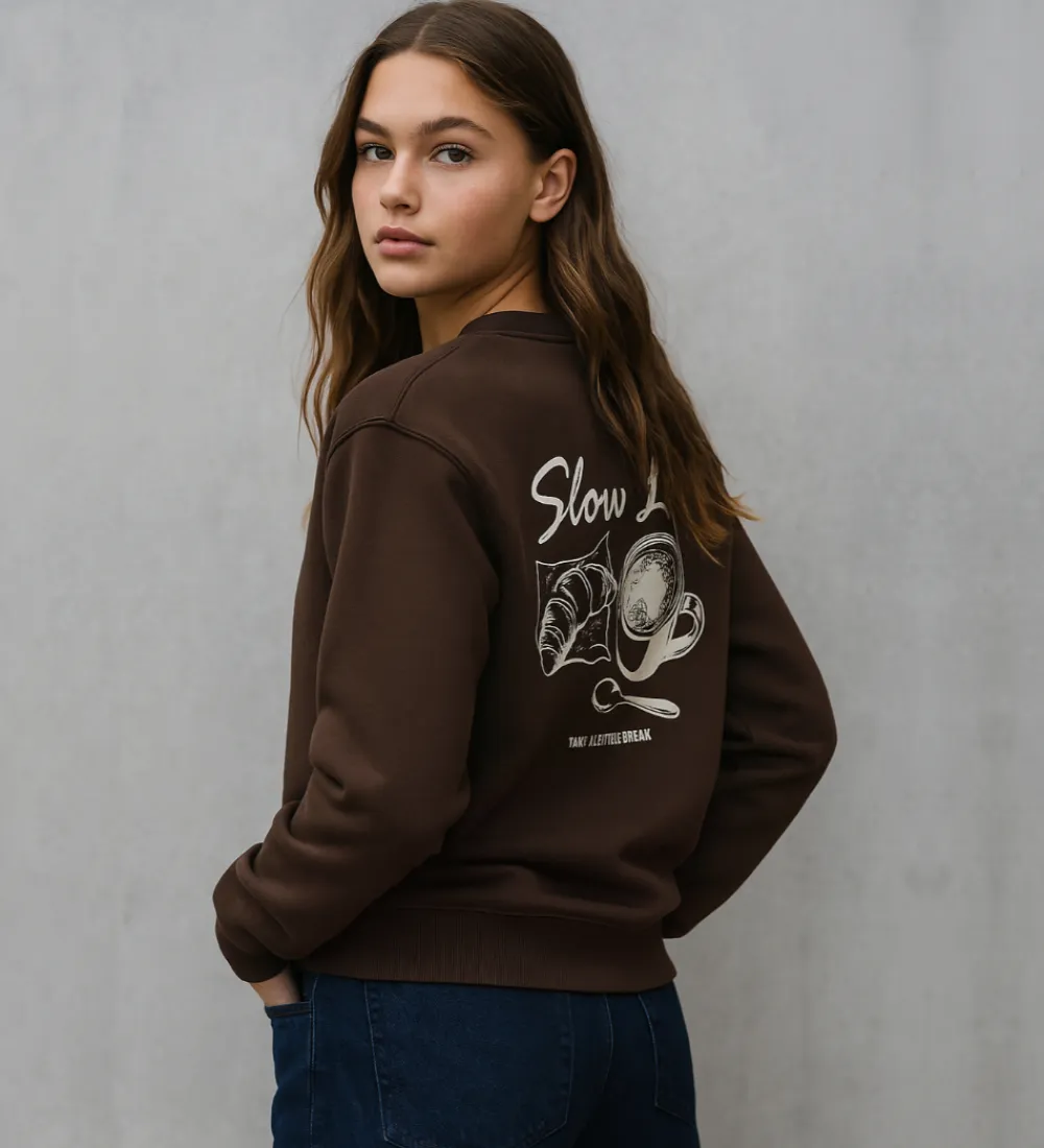 Hound Sweatshirts|Bluser*Sweatshirt - HdSofia - Dark Brown