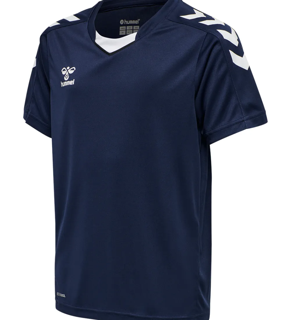 Hummel Teamsport T-Shirts Og Toppe*Hummel T-shirt - HmlCore XK Poly Jersey - Marine