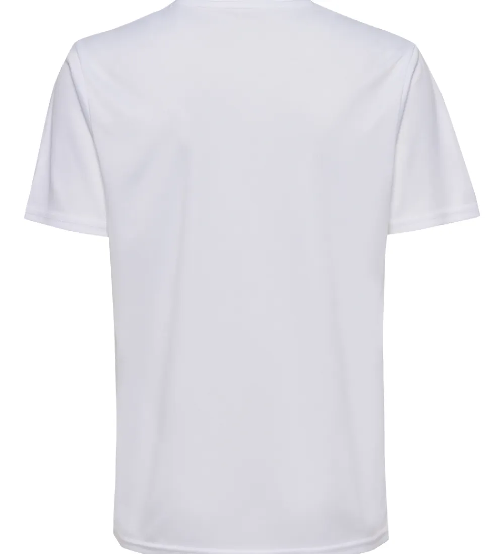 Hummel Teamsport T-Shirts Og Toppe*Hummel T-shirt - HmlEssential Jersey - Hvid