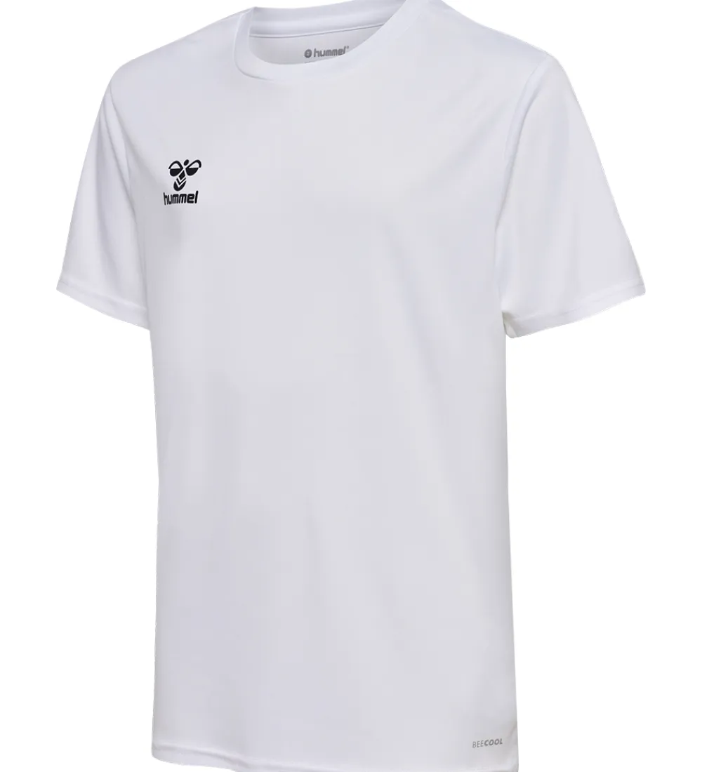 Hummel Teamsport T-Shirts Og Toppe*Hummel T-shirt - HmlEssential Jersey - Hvid