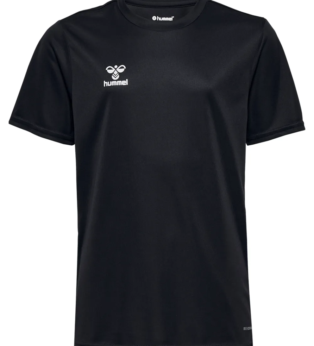 T-Shirts Og Toppe-Hummel Teamsport Hummel T-shirt - HmlEssential Jersey - Sort