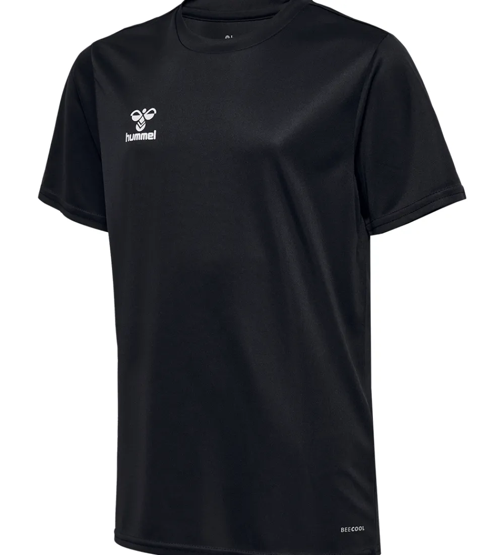 T-Shirts Og Toppe-Hummel Teamsport Hummel T-shirt - HmlEssential Jersey - Sort