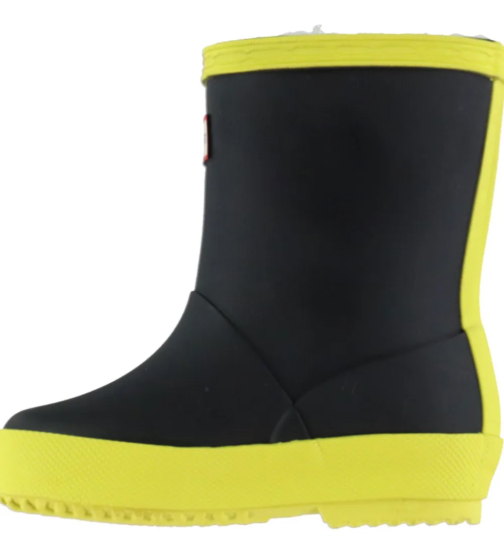 Gummistøvler-Hunter Gummistøvler m. For - Kids First Colour Block - Sort/Illu