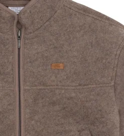 Hust and Claire Fleece*Fleecejakke - Emi - Uld - Deer Melange
