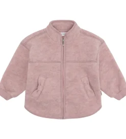 Hust and Claire Fleece*Fleecejakke - Emi - Uld - Heather