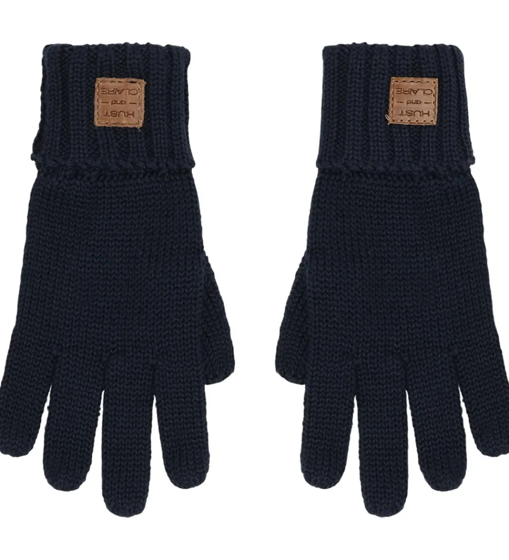 Handsker Og Luffer-Hust and Claire Handsker - Uld - Strik - HCFesto - More Navy