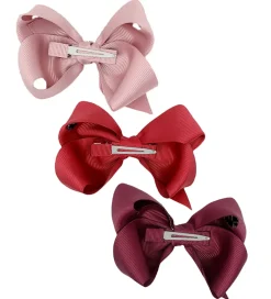 Hårspænder|Hårpynt-Hust and Claire Hårsløjfer - 3-pak - 10,5 cm - HCFanetha - Teabe