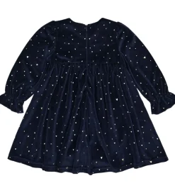 Hust and Claire Kjoler*Kjole - Velour - HCDonna - More Navy m. Guld
