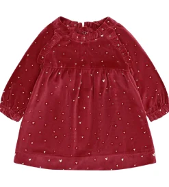 Hust and Claire Kjoler*Kjole - Velour - HCKis - Teaberry m. Guld
