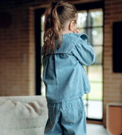 Skjorter-Hust and Claire Skjorte - HCKaroline - Blue Denim m. Similisten