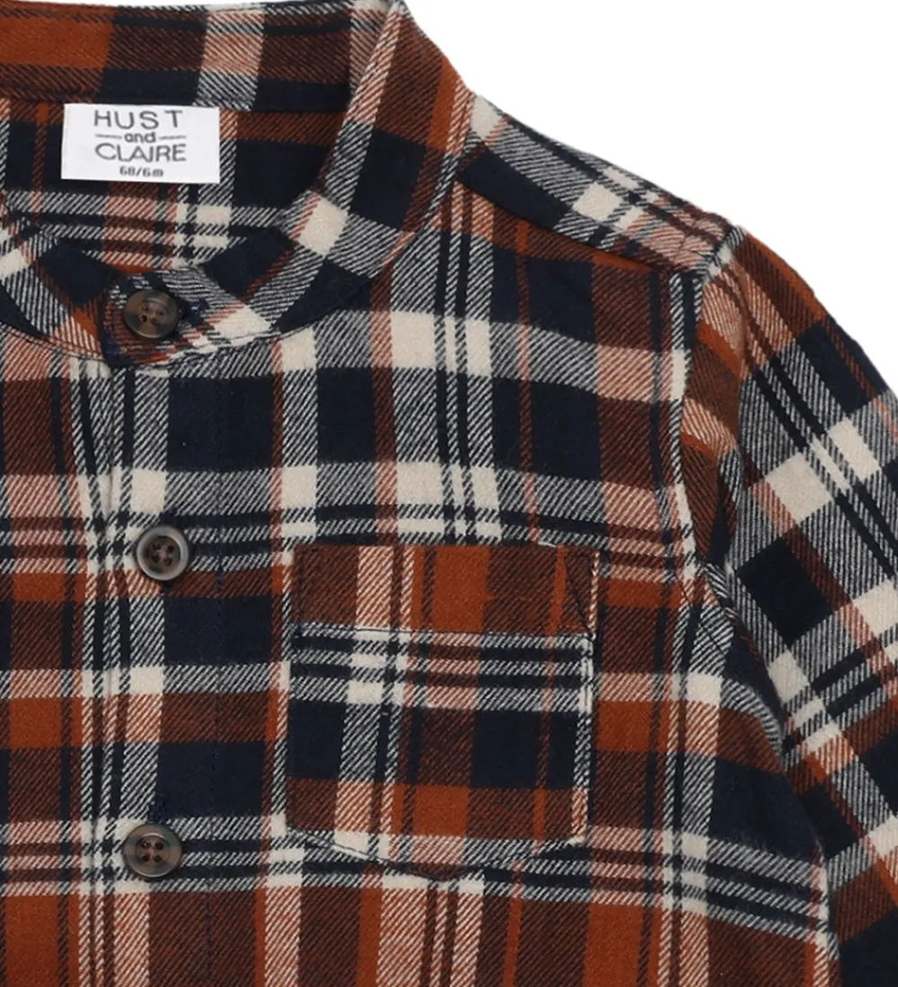 Hust and Claire Skjorter*Skjortebody - HCBertil - More Navy m. Tern