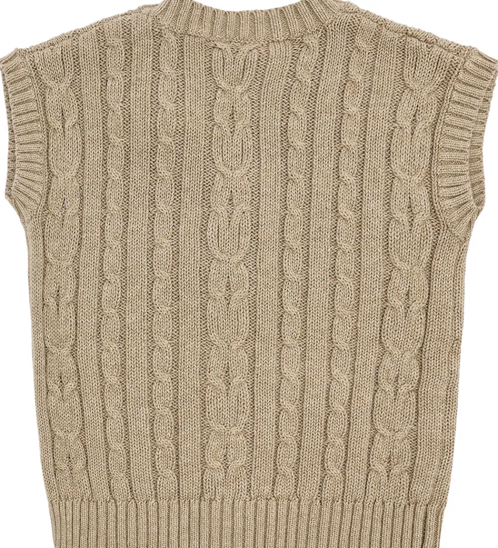 Hust and Claire Veste*Vest - HCPrinco - Strik - Biscuit