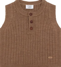 Hust and Claire Veste*Vest - Strik - HCEdi - Wool Rib Knit - Coca Moch