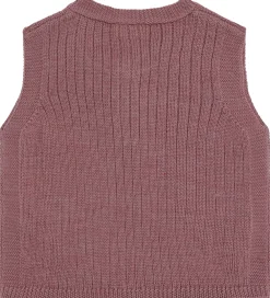 Veste-Hust and Claire Vest - Strik - HCEdi Wool Rib Knit - Pale Ma
