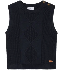 Hust and Claire Veste*Vest - Strik - Perrie - Navy