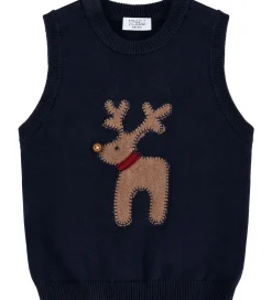 Veste-Hust and Claire Vest - Strik - HCPerry Deer - More Navy